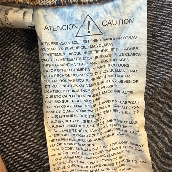 *Zara Denim Bow Shirt Top Long Sleeves Button Front Pocket Tie at Neck Medium - Picture 8 of 9